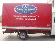 S-konyha Stúdió ponyvadekoráció