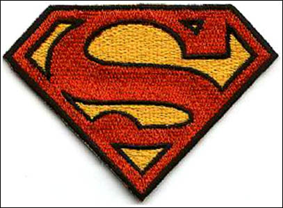 Hímzett Superman logo